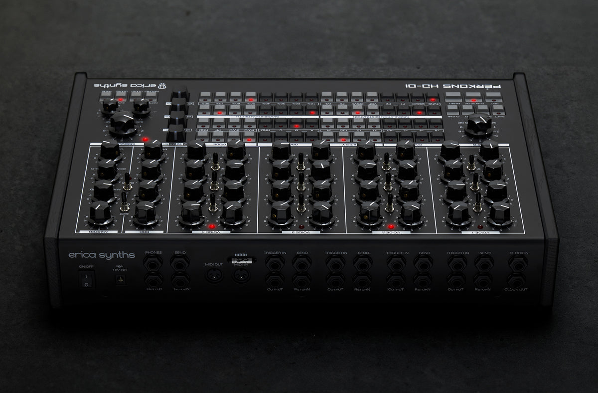 Erica Synths PĒRKONS HD-01 Black – Mission Synths