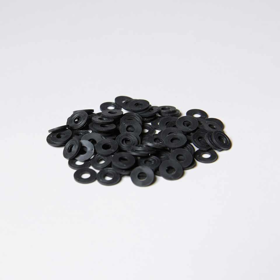 Frap Tools Black Plastic Washers 100 Pack