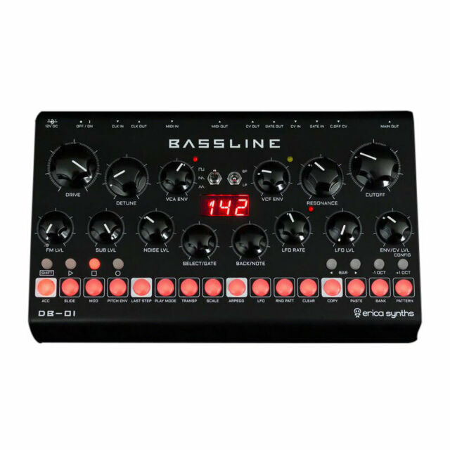 Erica Synths Desktop Bassline DB-01 (FLOOR MODEL)