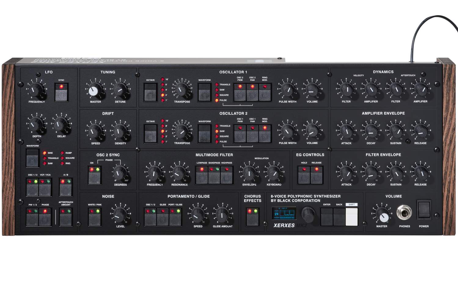 鍵盤楽器 Black Corporation XERIES MK2 Black Corporation Xerxes MkII (Special Order) – Mission Synths