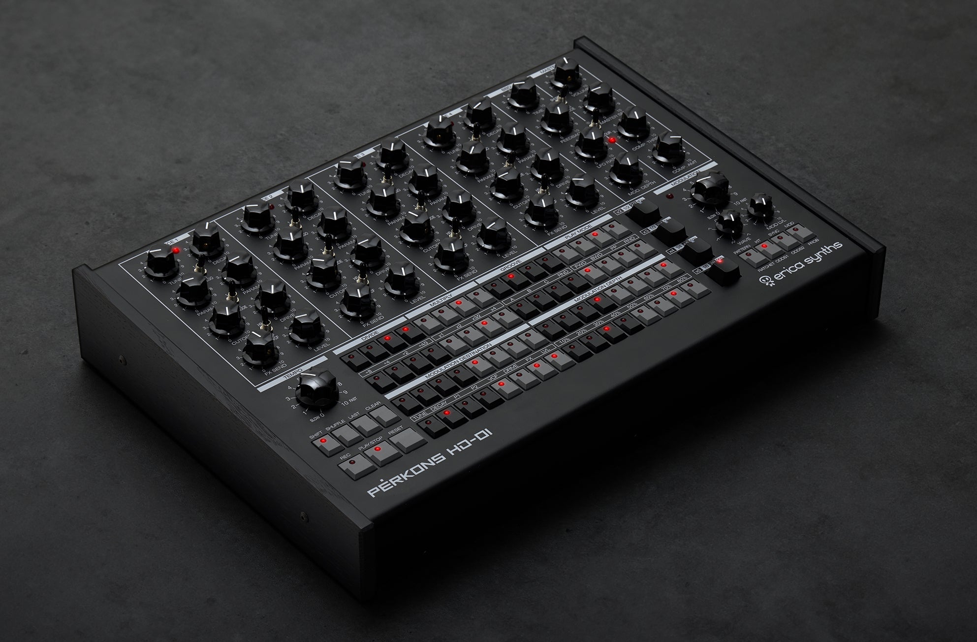 Erica Synths PĒRKONS HD-01 Black – Mission Synths