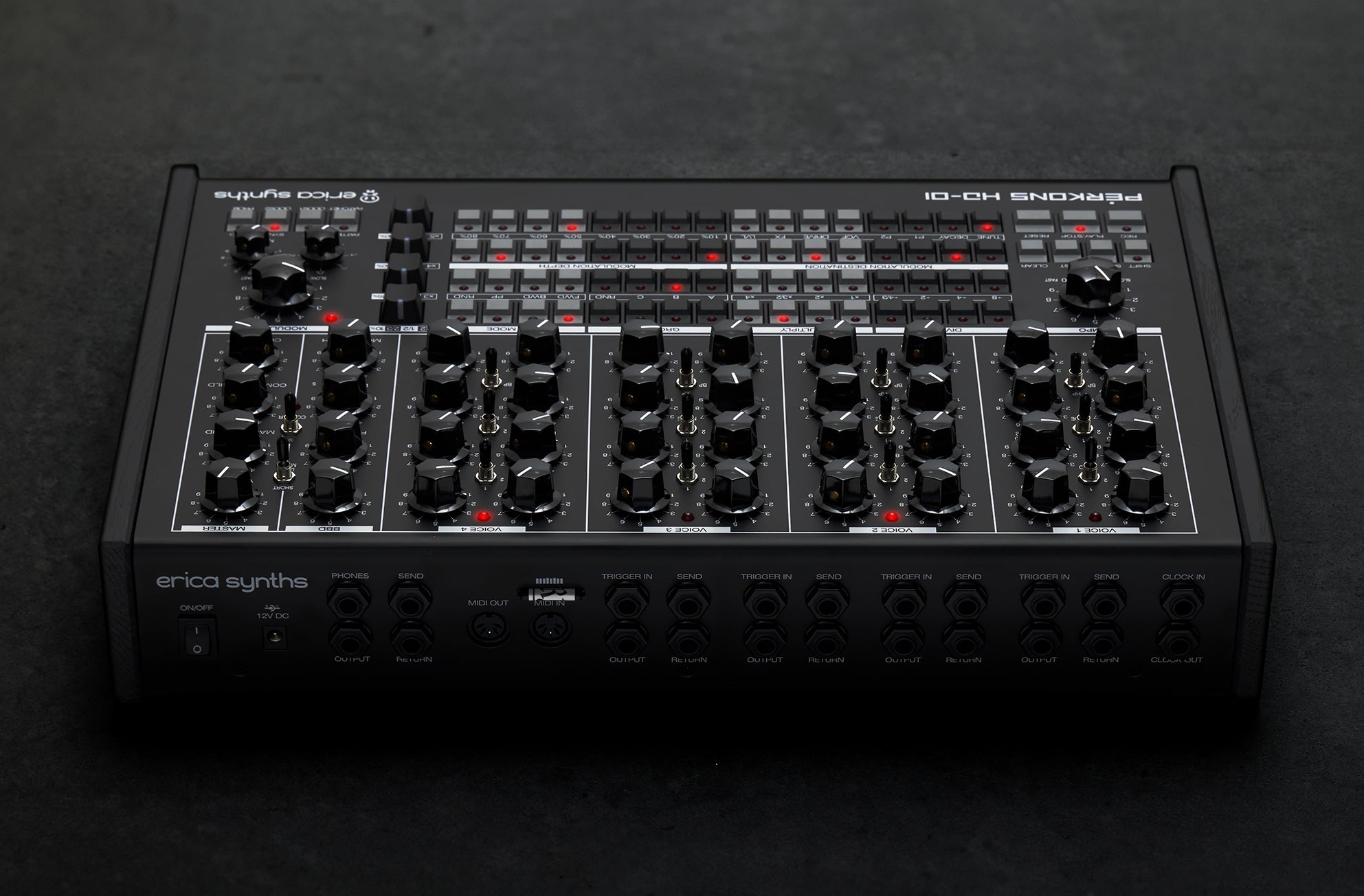 Erica Synths PĒRKONS HD-01 Black – Mission Synths