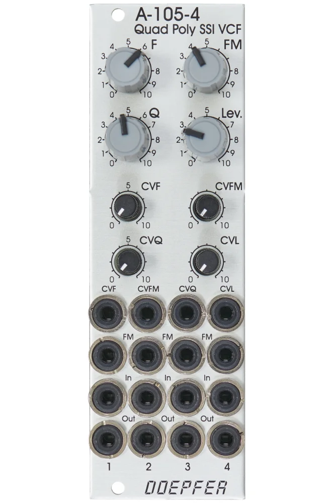 Quad Vcf Module Doepfer A-105-4 Quad Poly VCF (Special Order) – Mission Synths