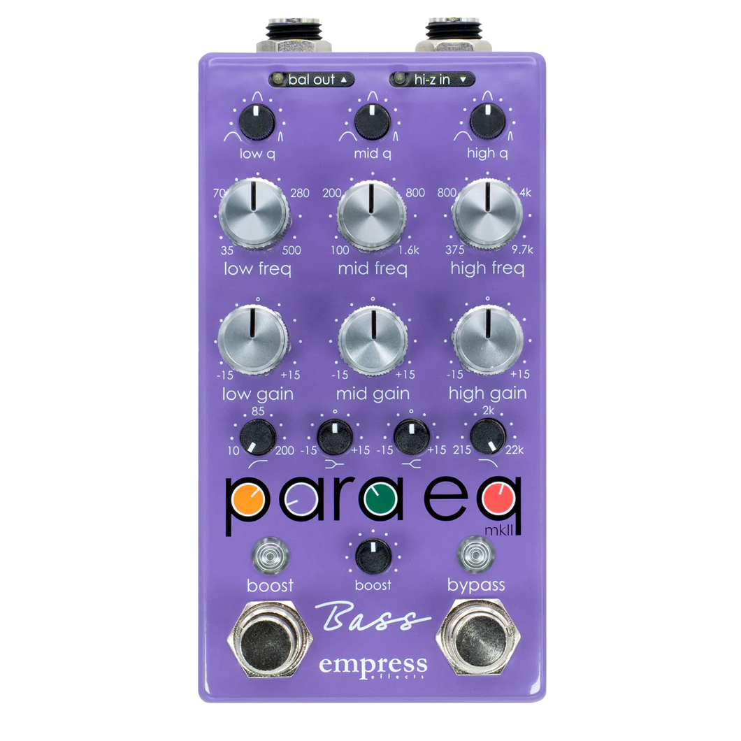 Empress Effects ParaEQ Bass Parametric EQ Pedal