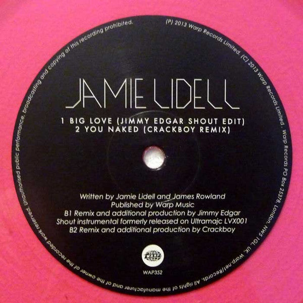Jamie Lidell : Big Love Remixes (12