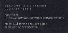 Load image into Gallery viewer, Squarepusher X Z-Machines : Music For Robots (12&quot;)
