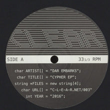 Load image into Gallery viewer, Dar Embarks : Cypher EP (12&quot;,EP)
