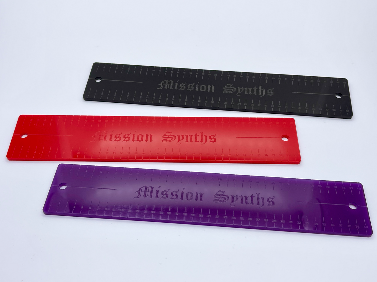 Eurorack HP Ruler – Mission Synths