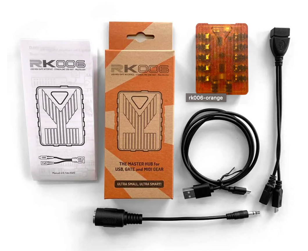 Retrokits RK-006 Portable USB MIDI/Gate Hub + RK006 Cable Bundle