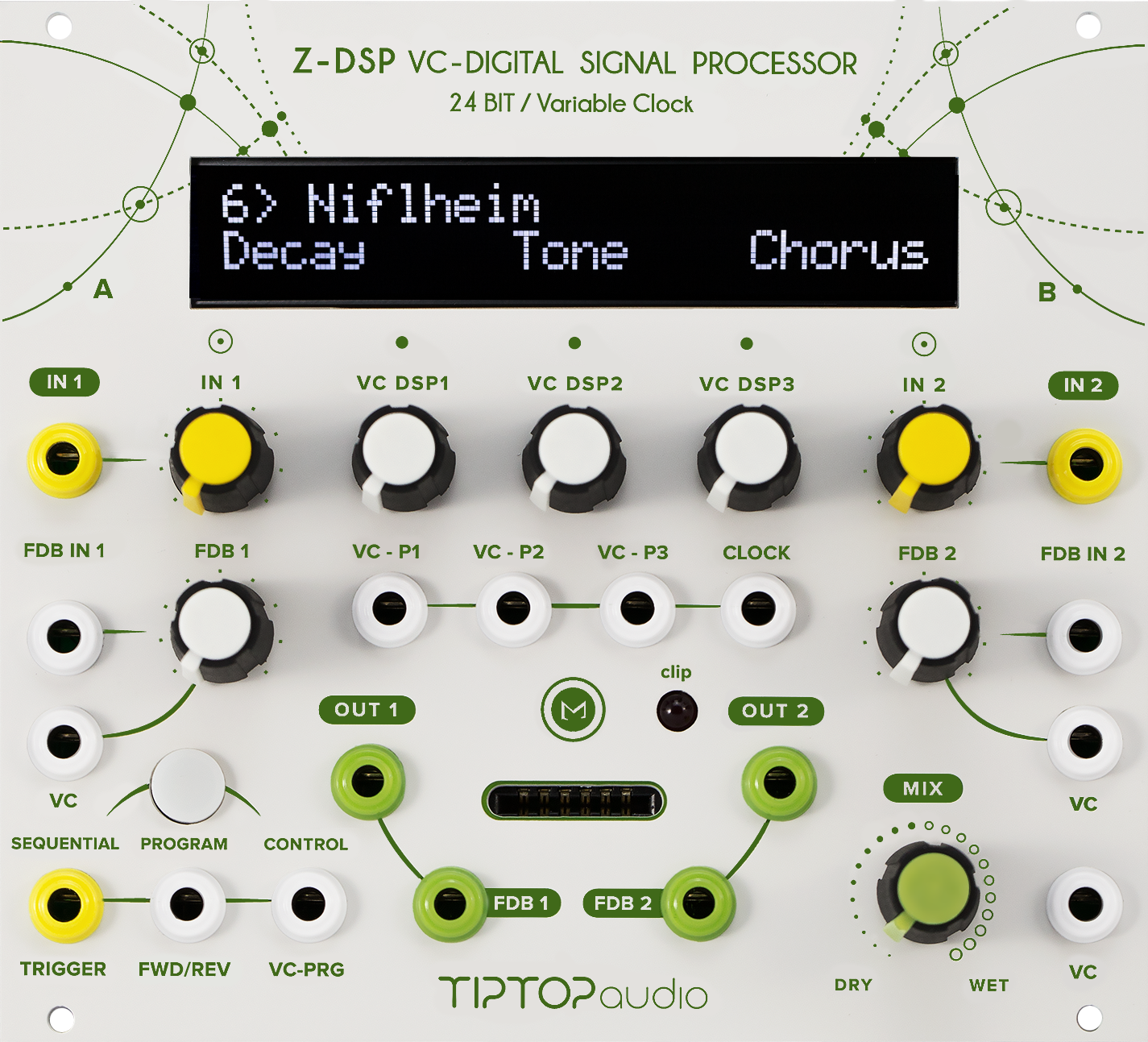 Tiptop Audio HATS-909 Hi-Hats | ユーロラック・モジュラー