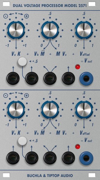 Tiptop Audio Buchla Model 257 Dual Voltage Processor