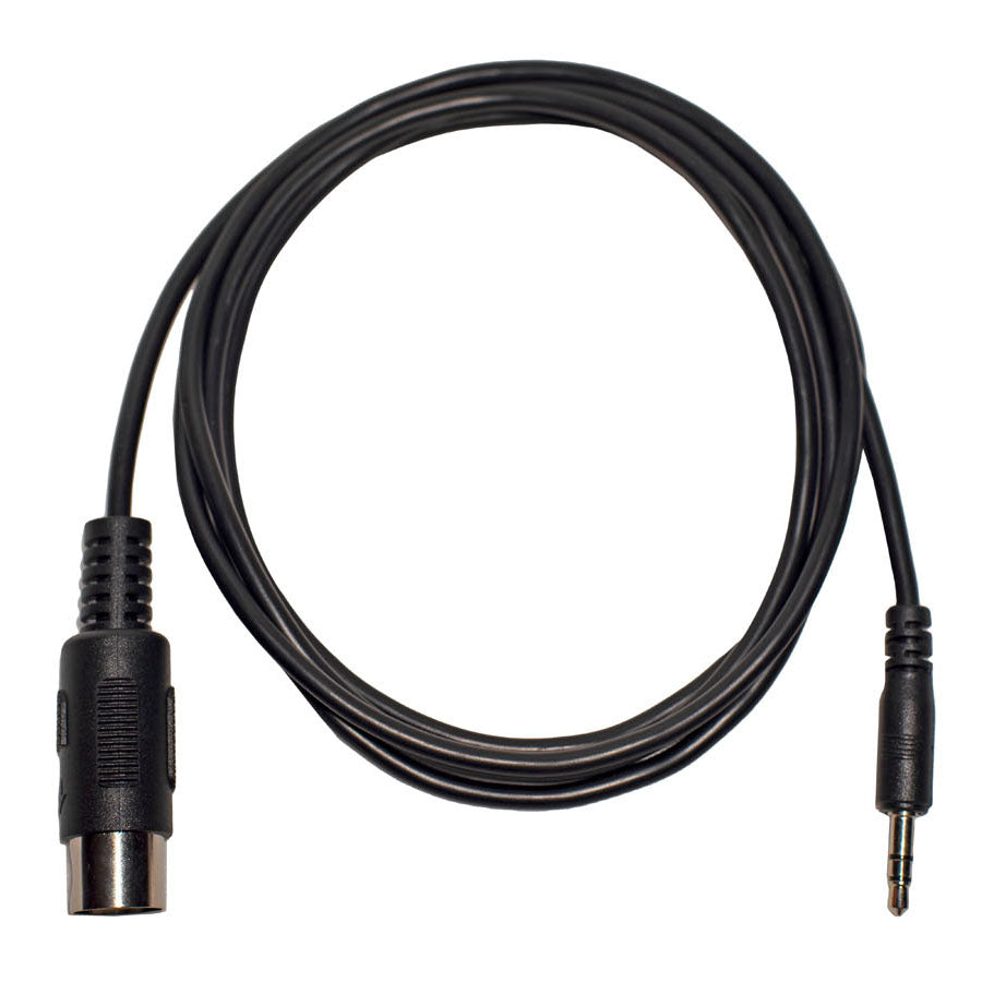 1010music 4 ft MIDI Cable - 3.5mm TRS to 5 pin DIN - Type B