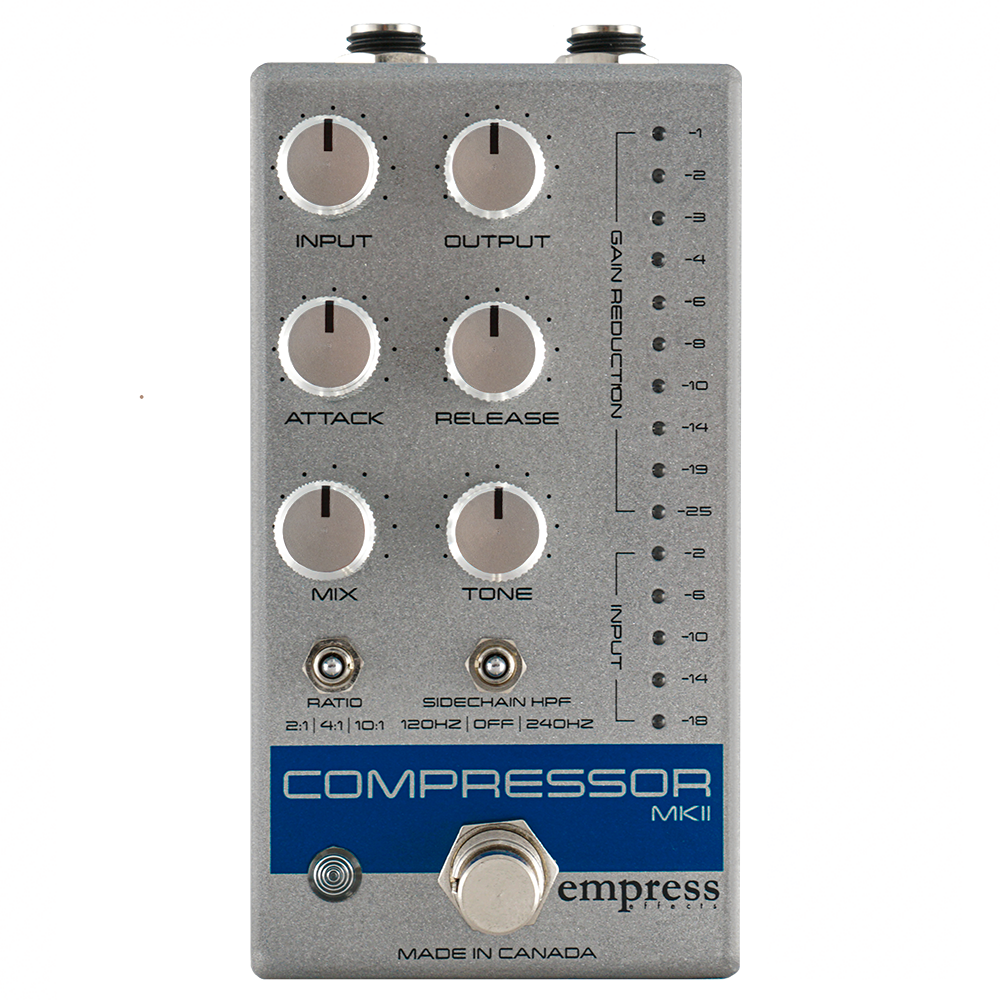 Empress Effects Compressor MKII Silver (Special Order) – Mission Empress Effects Compressor MKII Silver (Special Order) – Mission