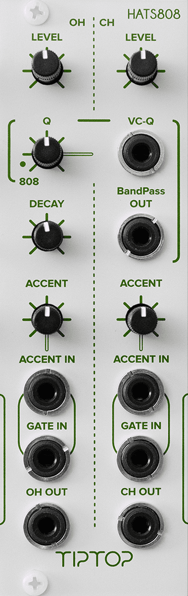 Tiptop Audio HATS808 - Eurorack Module on ModularGrid