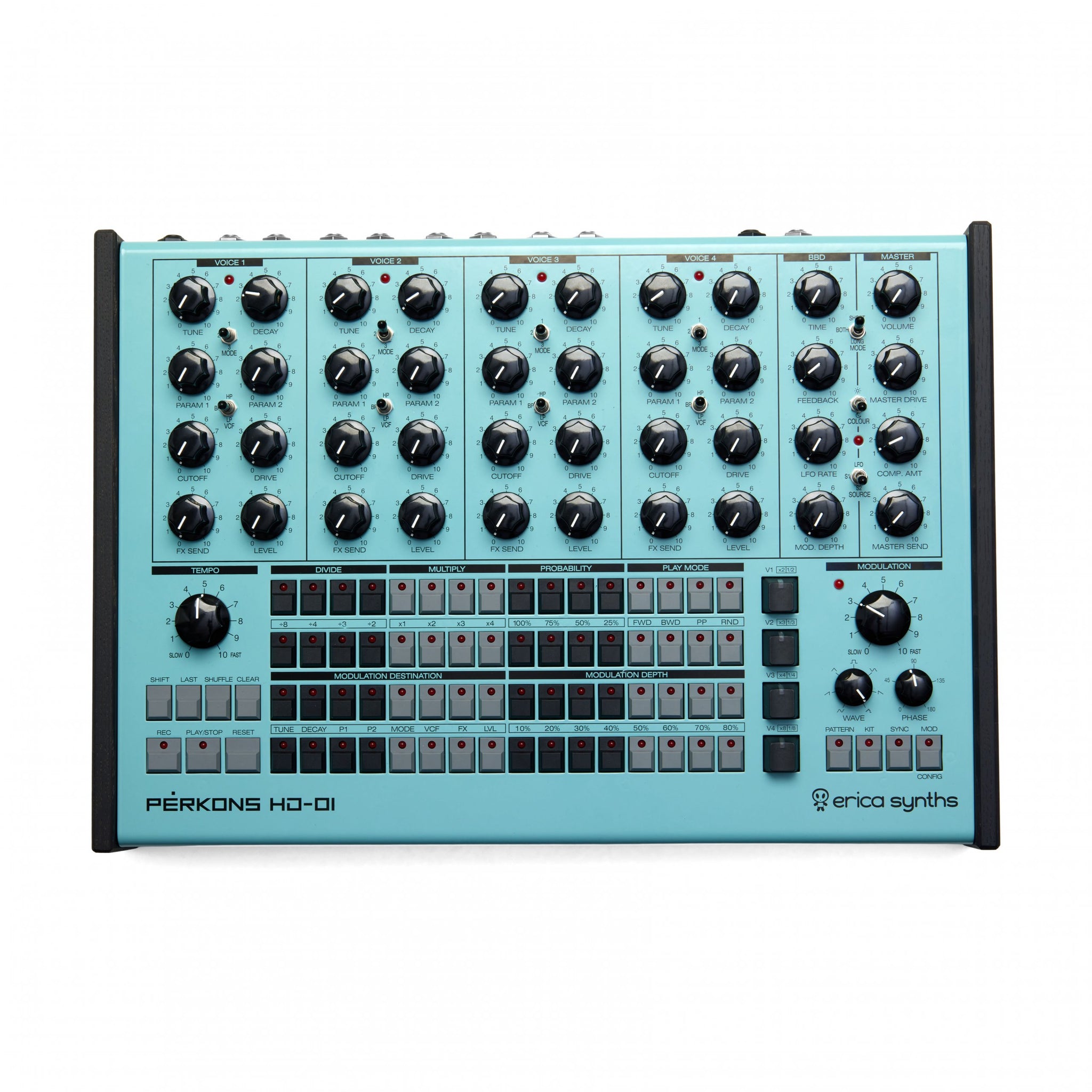 鍵盤楽器 Erica Synths Perkons HD-01 Erica Synths Perkons HD-01 (Black) - Perfect Circuit