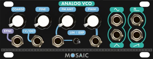 Mosaic Analog VCO モジュラー Mosaic Analog VCO モジュラー Analog VCO — Mosaic